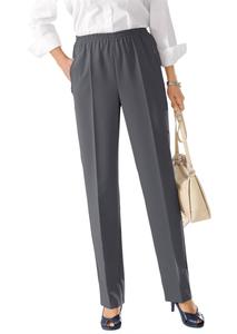 Тканевые брюки GOLDNER Reiseschlupf LOUISA, темно серый
