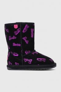 Детские замшевые зимние сапоги Барби Emu Australia? Валлаби Принт Ло, черный