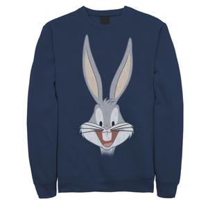 Мужской большой свитшот с улыбкой Looney Tunes Bugs Bunny Smiling Licensed Character