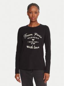 Блузка regular fit Alias 2525946042 Weekend Max Mara, черный