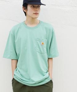 Футболка с коротким рукавом, большим нагрудным карманом и нашивкой с логотипом Carhartt
