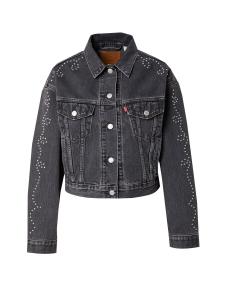 Демисезонная куртка LEVIS  Shrunken 90s Trucker Jacket, Black denim