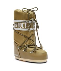 Зимние ботинки женские Moon Boot mb icon из нейлона, хаки