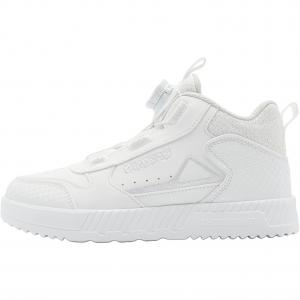 Нескользящие износостойкие детские кроссовки для скейтбординга среднего размера для подростков QIAODAN, белый/серый/серебряный