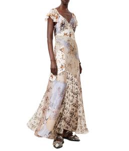 Платье AllSaints Lala Dress, цвет Origin Ditsy Brown