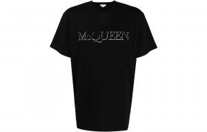 Футболка мужская черная Alexander McQueen