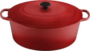 Голландская печь Le Creuset с эмалированным покрытием, 14700 мл, красный