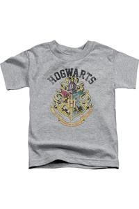 Футболка с коротким рукавом для детей с гербом Хогвартса из Гарри Поттера Gildan, Athletic Heather