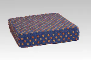 Подушка на стул, подставка для сиденья, приспособление для стояния, шерсть, валики, синяя, 40/40/10 см, синяя, 40 x 40 x 10 см