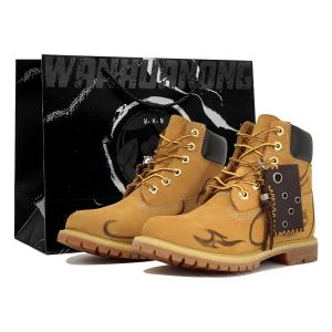 Ботинки женские Timberland короткие, желтый