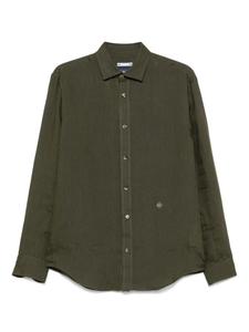 Льняная рубашка Jacob Cohën, зеленый