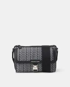 Мужская сумка через плечо модели Eli с логотипами Michael Kors, черный