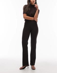 & Other Stories брюки со стрелками коричневого цвета