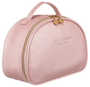 Косметичка Peterson из эко-кожи, розовая, цвет светло-розовый