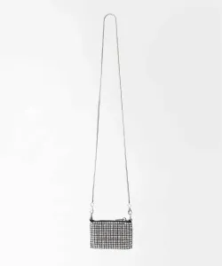 Сумка-бижу микро-мини с тремя отделениями Dhyana., цвет Sil