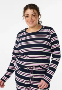 Пижамный топ langärme mit streifen Zizzi, Night Sky Stripe