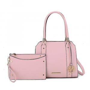 MKF Collection Norah Сумка-сэтчел с ремешком из 2 предметов от Mia K, розовый
