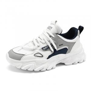 Нескользящие, износостойкие, дышащие низкие кроссовки на массивной подошве для мужчин BAKE, Black