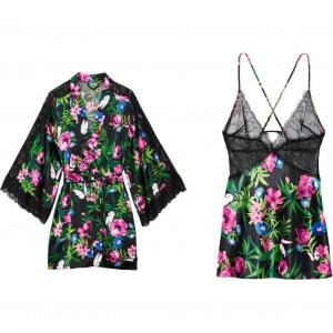 Victoria's Secret Пижамный комплект женский черный