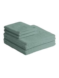 Sansibar Набор из 4 предметов: махровые полотенца серии "Классика" изумрудного цвета