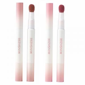 Воздушный матовый блеск для губ velour легко растушевывается, устойчив к размазыванию, стойкий, выравнивающий тон кожи 1,8г MINSHZEE