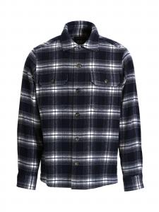 Lufian Рубашка на пуговицах Regular fit в темно-синем цвете