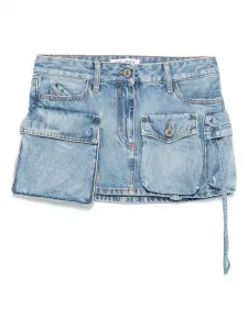 Мини-юбка Фэй The Attico, синий