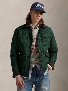 Куртка поло Beaton стеганая с водоотталкивающей пропиткой Ralph Lauren, Basic Forest