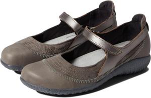 Балетки Kirei Naot, цвет Gray Marble Suede/Foggy Gray Leather/Mirror Leather