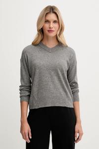 Свитер из смесовой шерсти United Colors Of Benetton, серый