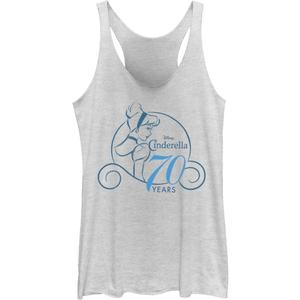 Майка с простым логотипом для юниоров Disney's Cinderella, посвященная 70-летию Золушки Licensed Character