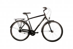 Городской велосипед Carver Tour 100 n - 28 дюймов - Diamant - 2024, цвет Schwarz|black/silver/blue