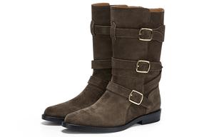 Сапоги женские Gg-Cc, цвет Coffee