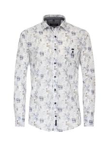 Рубашка CASAMODA Freizeithemd, цвет Mittelblau