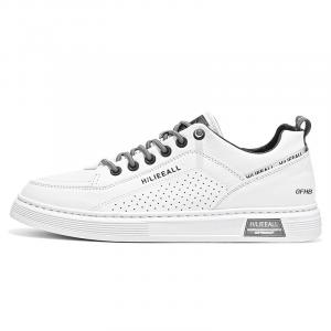 Износостойкие дышащие низкие детские кроссовки для скейтбординга для подростков Kung Fu partners, белый/серый