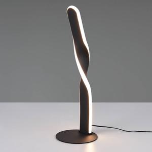 Светодиодная настольная лампа Reality Leuchten Ginko, утюг/силикон - 1 пламя - черный