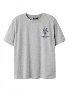 Футболка name it, светло-серый меланж