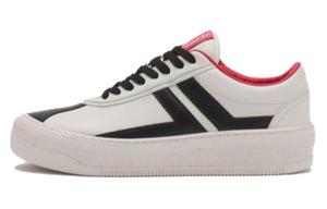 Кожаные кроссовки с панелями Lanvin, белый