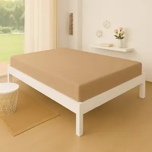 Простыня на резинке Dream Sleep Melange Flannel 90x190 - 100x200 см sesamo Traumschlaf