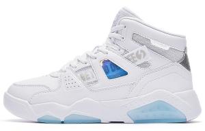 Кеды, скейтборд обувь женская высокая белый/серый 361°