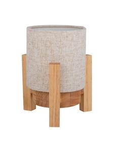 Светодиодная настольная лампа "MADITA" натурального цвета - (Д)16,2 см x (Ш)16,2 см x (В)19 см näve