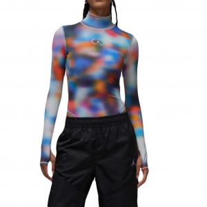 Женский боди с длинным рукавом и принтом Flight Mountainside Jordan, белый