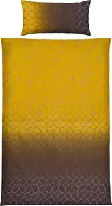 Постельное белье карри коричневый 1x 155x220 см + 1x 40x80 см Erwin Müller