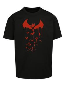 Футболка F4NT4STIC DC Comics Batman Arkham Bats X Drip, черный