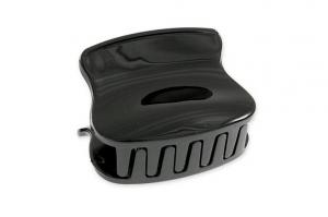 Маленькая черная заколка-ловушка с пряжкой Inna Marka