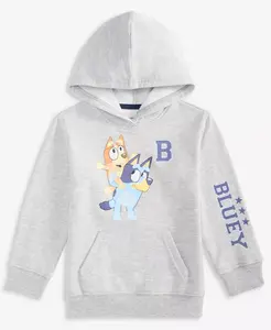 Мальчиковый худи с длинным рукавом Bluey для малышей 2T-4T Epic Threads, серый