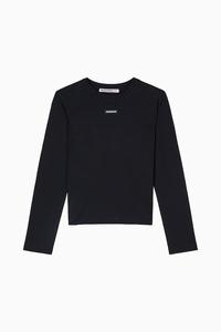 Детский лонгслив J331 Patrizia Pepe, черный