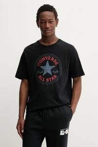 Хлопковая футболка Converse, черный