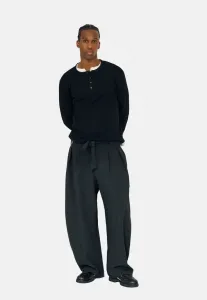 Брюки-Бочонок с поясом, сшитые на заказ. Bershka, Black