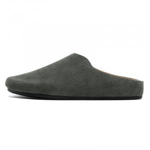 15 MINS Мужские зеленые тапочки с закрытым носком и резиновой подошвой устойчивой к истиранию, цвет Green